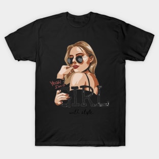 glasses girl T-Shirt